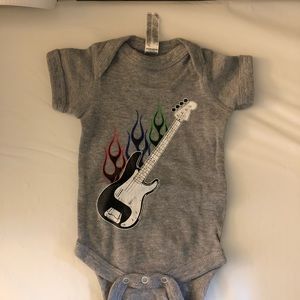 Newborn Guitar Onesie